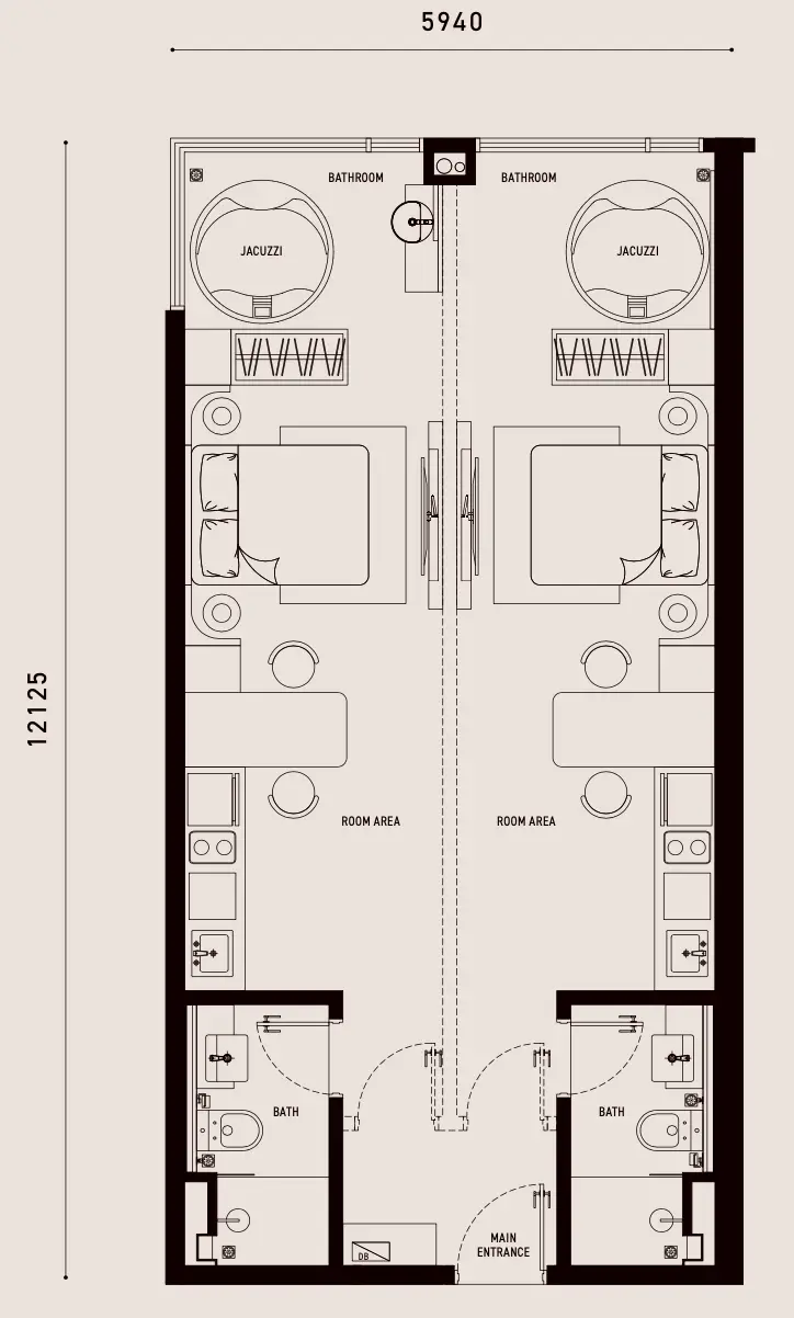 Floor plan for SOVO Type A